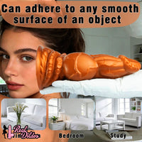 10.24in Fantasy Knot Silicone Big Dildo Comprehensive Dilator Prostate Toy