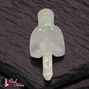 11.42in TPE Transparent Large Size Homosexual Pocket Pussy Dildo