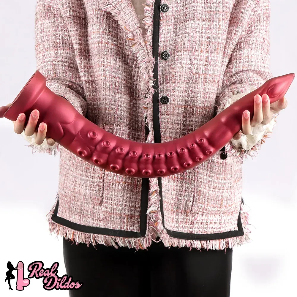 12.2in 17.51in 21.45in Long Tentacle Monster Huge Silicone Dildo