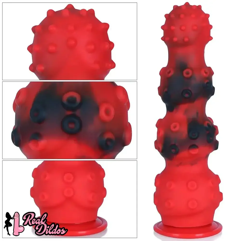 12.99in Big Giant Soft Silicone Octopus Anal Beads Butt Plug Dildo