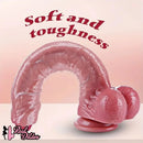10.4in Realistic Big Uncut Movable Foreskin Silicone Large Dildo With Balls