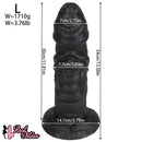 10.03in 11.41in 13.38in Monster Creature Fantasy Huge Realistic PVC Dildo
