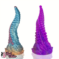 10.03in Octopus Silicone Anal Plug Portable Realistic Tentacle Texture Dildo