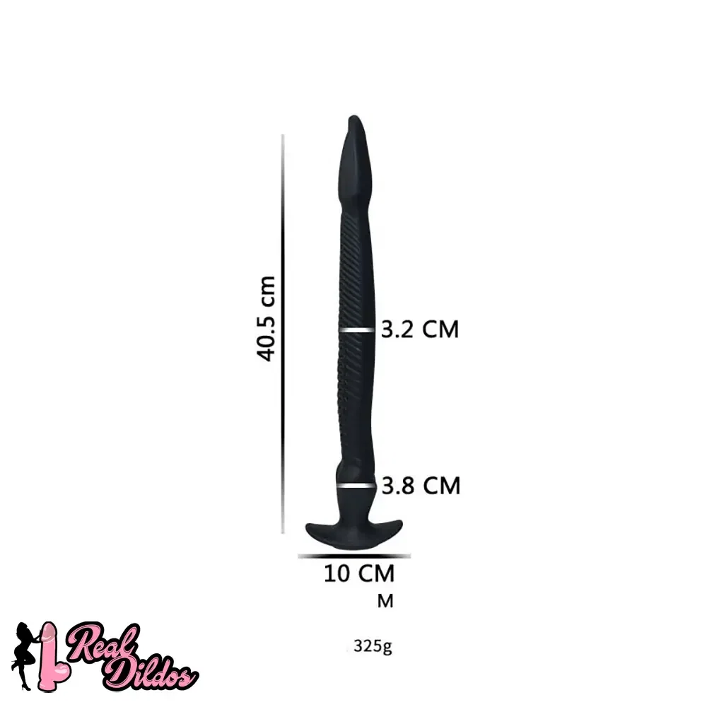 12.2in 15.94in 20.87in Snake Long Huge Animal Luminous Dildo For Anus