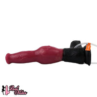10.98in Dog Knot Ejaculating Inflatable Soft Silicone Dildo For Women