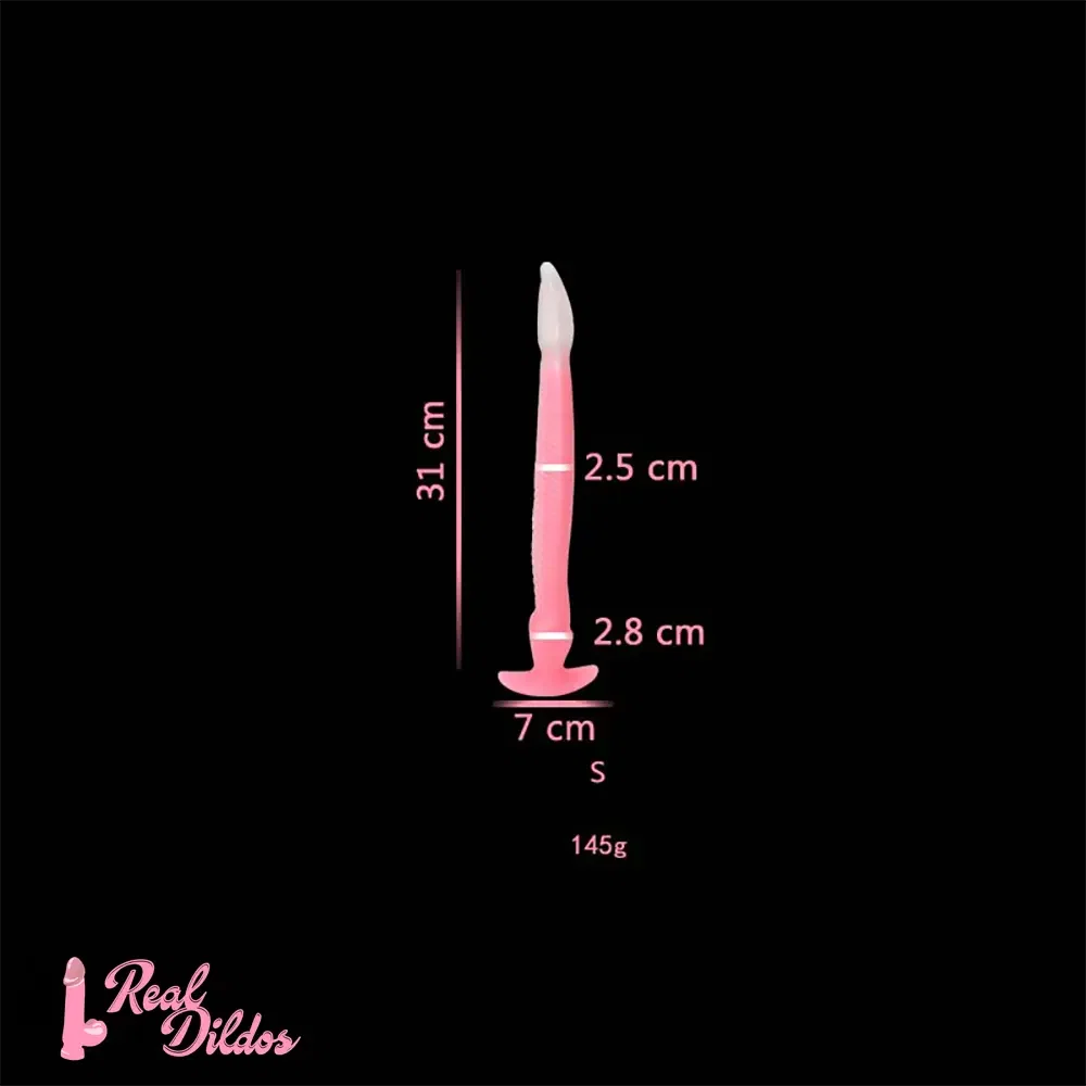 12.2in 15.94in 20.87in Snake Long Huge Animal Luminous Dildo For Anus