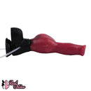 10.98in Dog Knot Ejaculating Inflatable Soft Silicone Dildo For Women