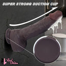 11.41in Real Feeling Dual Density Silicone Big Dildo Anal Stimulation Masturbator
