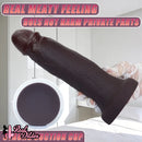 10.23in Big Realistic Skin Silicone Soft Dildo Meaty Feeling G-Spot Stimulator