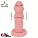 10.03in 11.41in 13.38in Monster Creature Fantasy Huge Realistic PVC Dildo