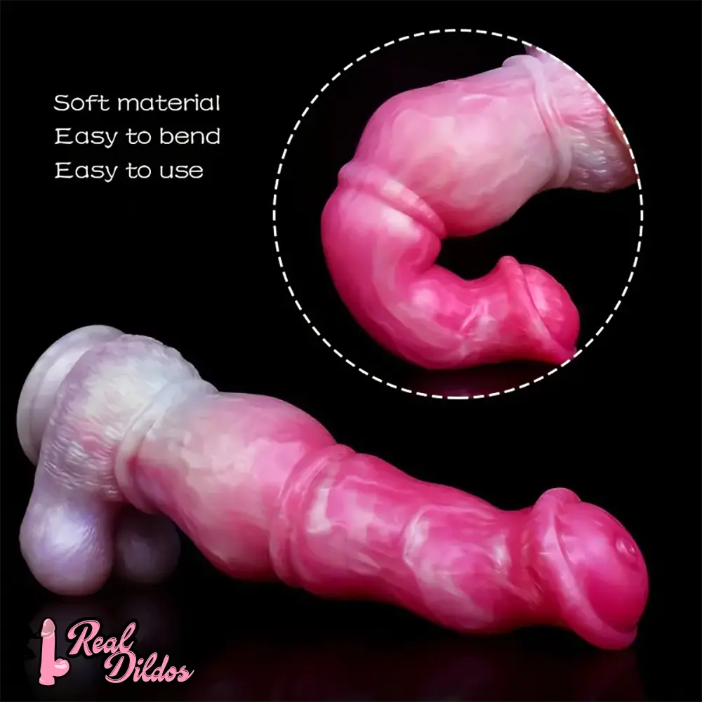 10.2in Horse Cock Big Silicone Soft Anal G Spot Dildo For Female Pleasure