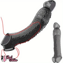 10.16in Penis Cocking Realistic Dildo Penis Sleeve For Girth Enhance Sleeve
