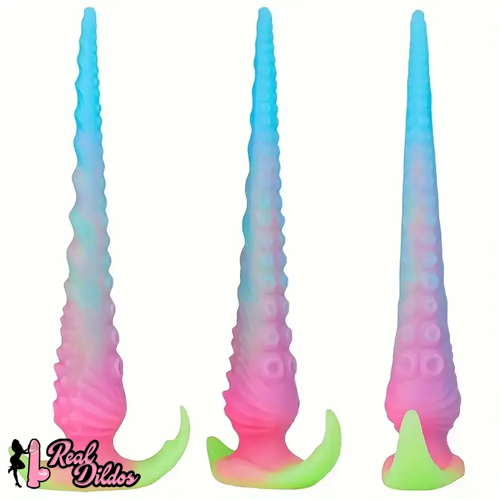 13.58in 17.51in 22.55in Super Long Big Octopus Spiral Silicone Dildo