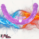 13.78in Double Ended Dildo Flexible Vibrating Double Penetration Dildo