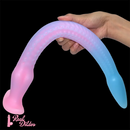 12.2in 15.94in 20.87in Snake Long Huge Animal Luminous Dildo For Anus