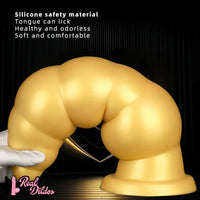 10.23in 14.56in Giant Penis Butt Plug Small Head Silicone Soft Thick Dildo