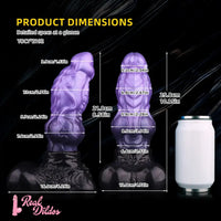 10.15in Dual Density Silicone Knot Monster Dildo G-Spot Anal Love Gift