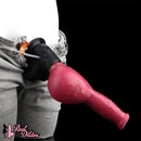 10.98in Dog Knot Ejaculating Inflatable Soft Silicone Dildo For Women