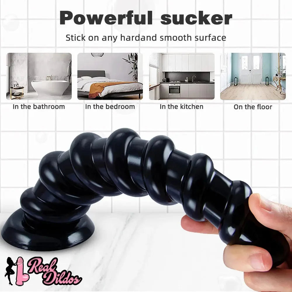 10.8in Graduated Beads PVC Women Men Large Anal Dildo Butt Plug