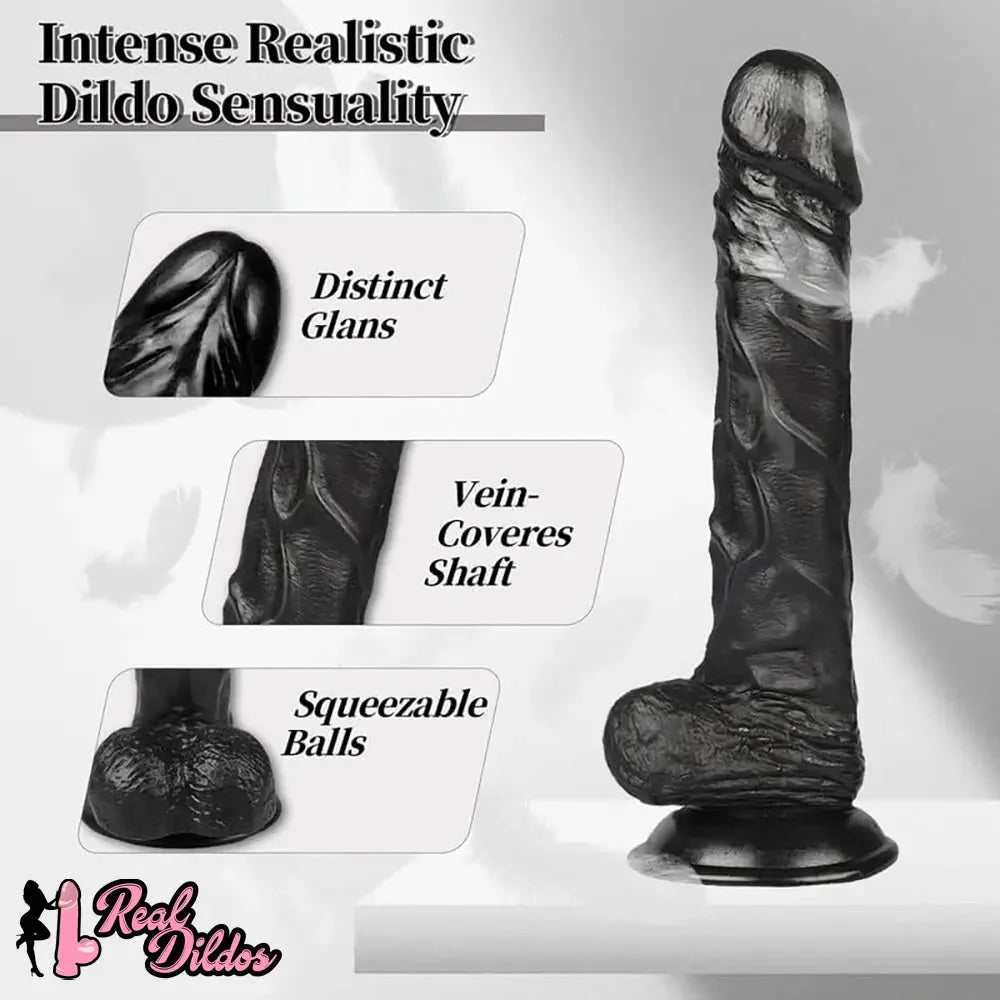 10in Huge Penis Soft Real Skin Big Suction Cup Dildo Women Anal Sex Toy