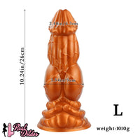 10.24in Fantasy Knot Silicone Big Dildo Comprehensive Dilator Prostate Toy