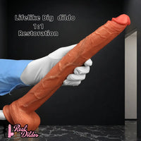 13.97in 15.94in Super Long Huge Silicone Dildo Adult Pleasure Sex Toy