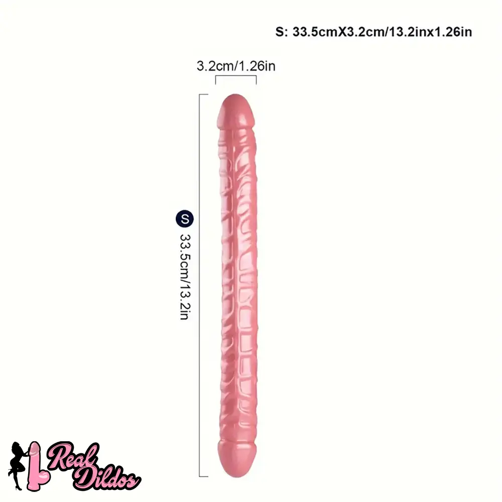 13.2in 16.9in Long Big Double Sided Dildo For Women Men Deep Fast Play