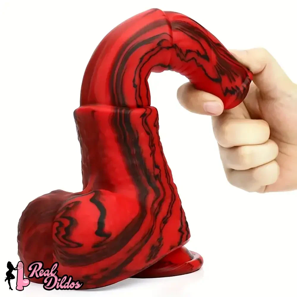 10.03in Realistic Horse Silicone Fantasy Flexible Big Dildo For Vagina
