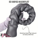 13.77in 15.74in 17.71in 19.68in Long Screw Anal Whip Huge BDSM Soft Dildo
