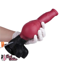 10.98in Dog Knot Ejaculating Inflatable Soft Silicone Dildo For Women