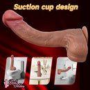 11.46in Giant Soft Real Silicone Penis Anal Dildo Adult Sex Toy Games