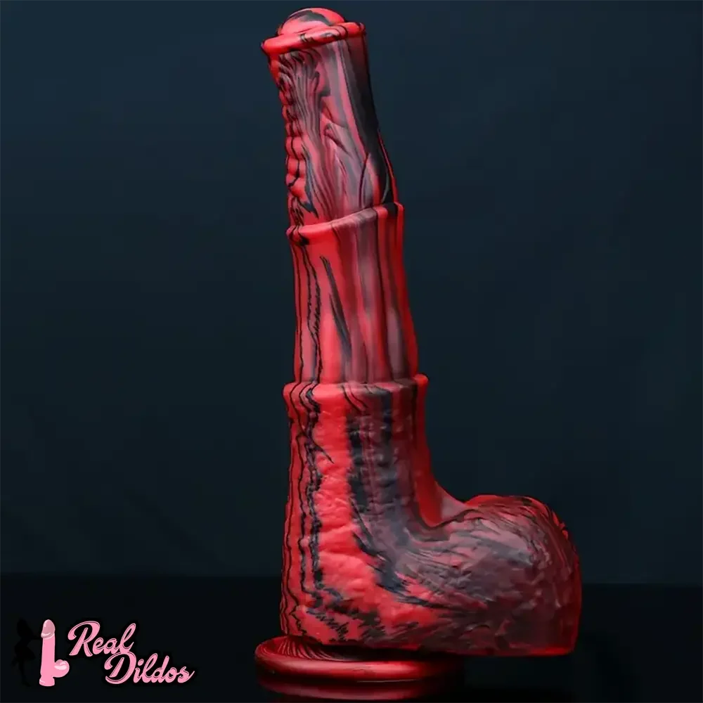 10.03in Realistic Horse Silicone Fantasy Flexible Big Dildo For Vagina