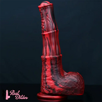 10.03in Realistic Horse Silicone Fantasy Flexible Big Dildo For Vagina