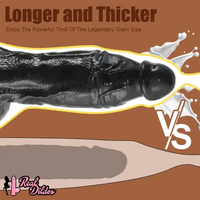 12.99in Thick Soft Huge Suction Cup Dildo For Women Men Hands-Free