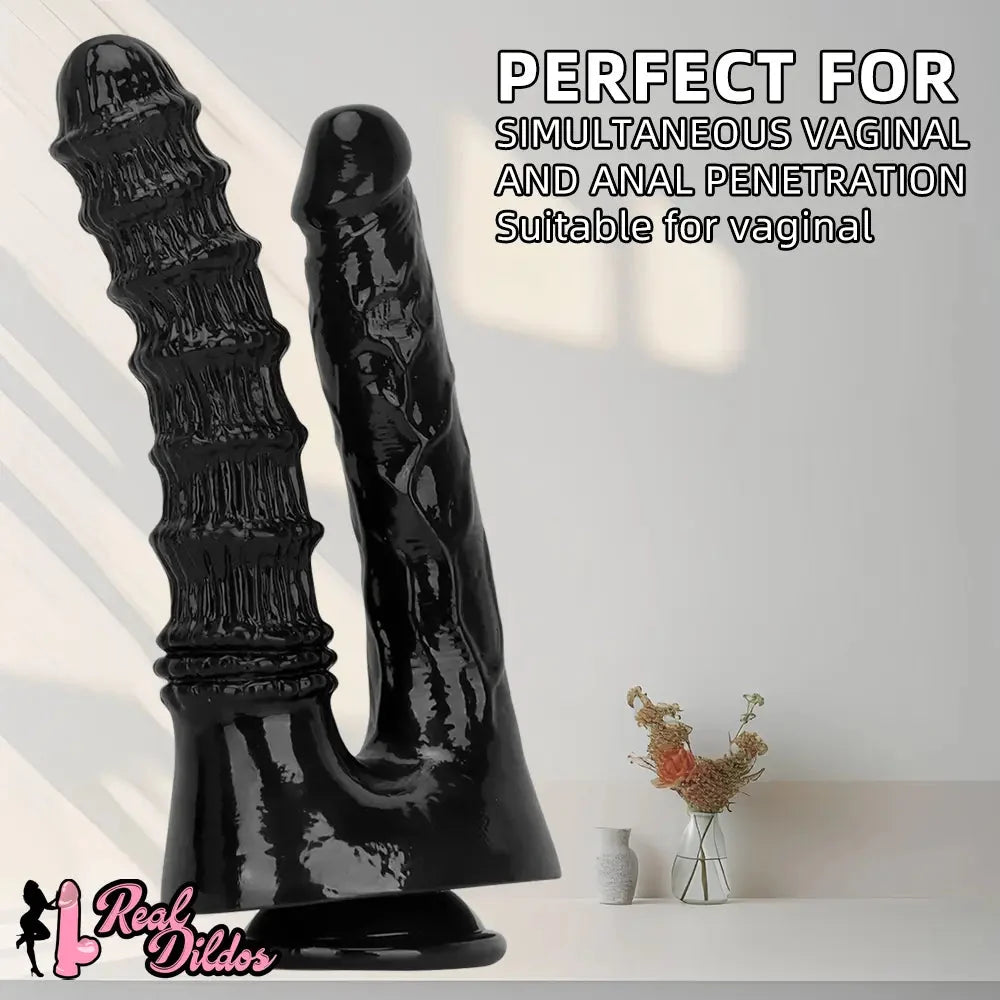 10.82in Oversized Double-headed Dildo For Lesbian Couple Gay Sex Toy