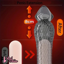 10.16in Penis Cocking Realistic Dildo Penis Sleeve For Girth Enhance Sleeve