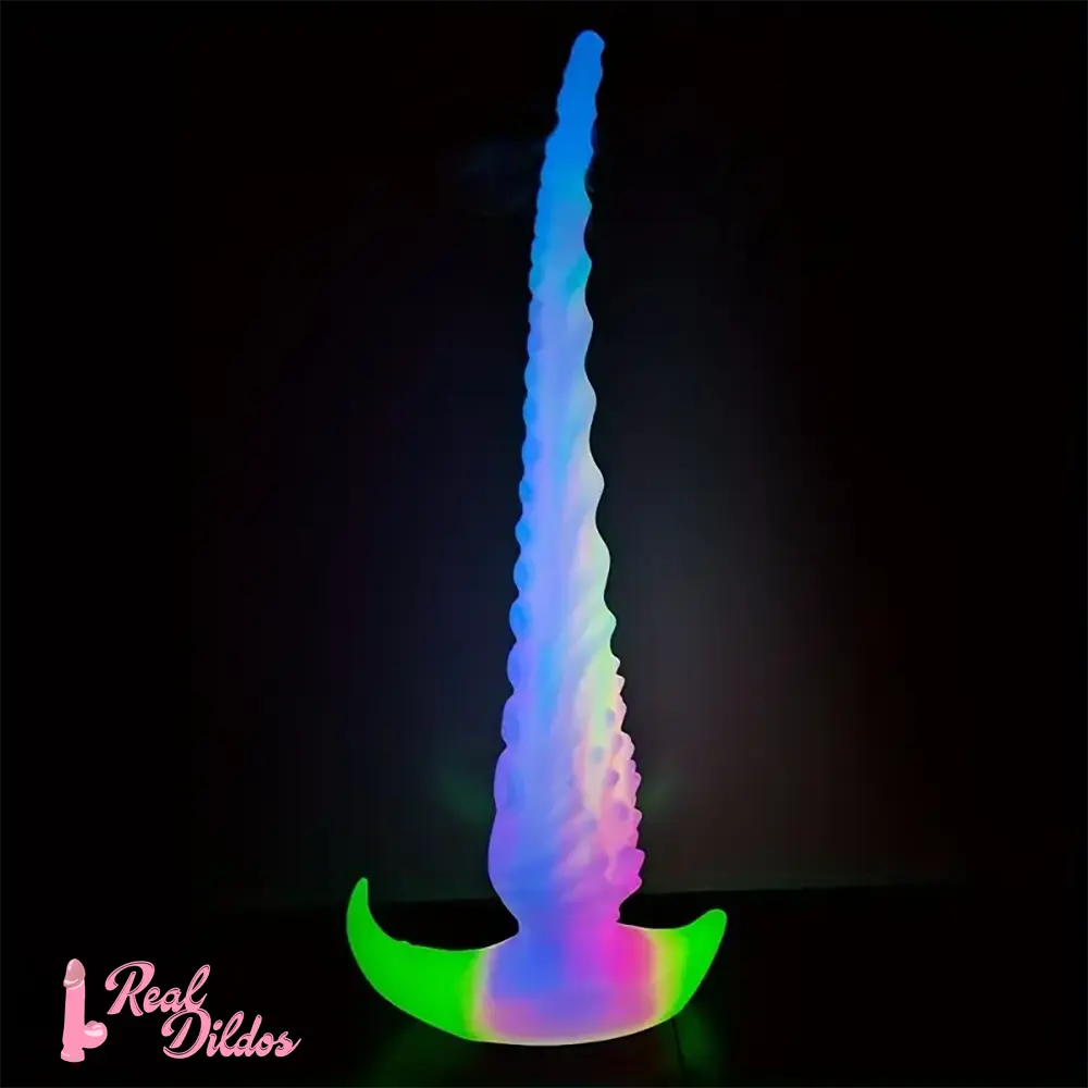 13.58in 17.51in 22.55in Super Long Big Octopus Spiral Silicone Dildo
