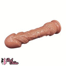 10.04in Realistic Penis Head Suction Cup Glans Dildo Manual Masturbator
