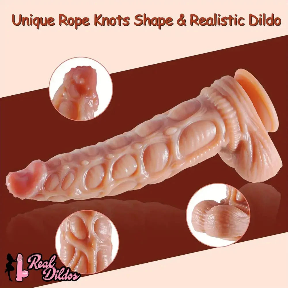 13.6in Huge Long Thick Real Soft Odd Silicone Women Dildo With Suction Cup