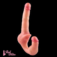 10.8in Strapless Silicone Large Soft Double Sided Strapon Dildo For Women