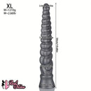 13.77in 15.74in 17.71in 19.68in Long Screw Anal Whip Huge BDSM Soft Dildo