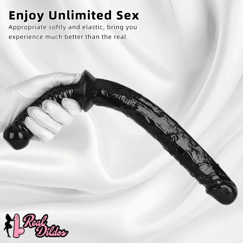 12.6in 15.15in Big PVC Sword Dildo With handle Anal Masturbator For Men