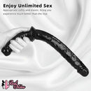 12.6in 15.15in Big PVC Sword Dildo With handle Anal Masturbator For Men