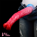 11.81in Realistic Horse Cock Inflatable Big Manual Pump Reusable Dildo