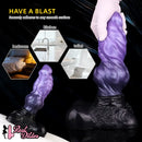 10.15in Dual Density Silicone Knot Monster Dildo G-Spot Anal Love Gift