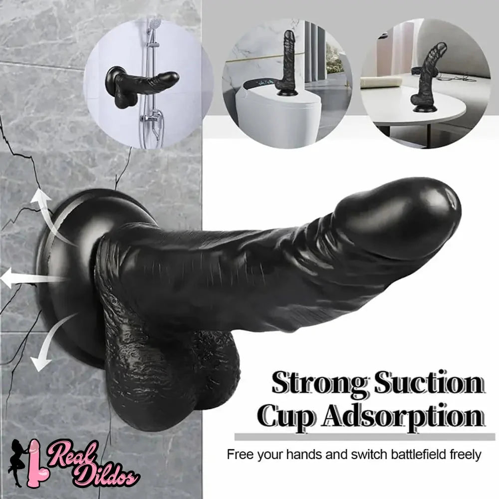 10in Huge Penis Soft Real Skin Big Suction Cup Dildo Women Anal Sex Toy