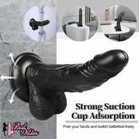 10in Huge Penis Soft Real Skin Big Suction Cup Dildo Women Anal Sex Toy