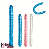 13.2in 16.9in Long Big Double Sided Dildo For Women Men Deep Fast Play