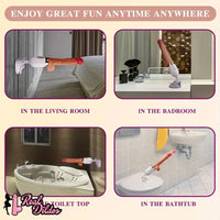 10.6in Realistic Thrusting Dildo Vibrator with Handle Sucker Sex Machine