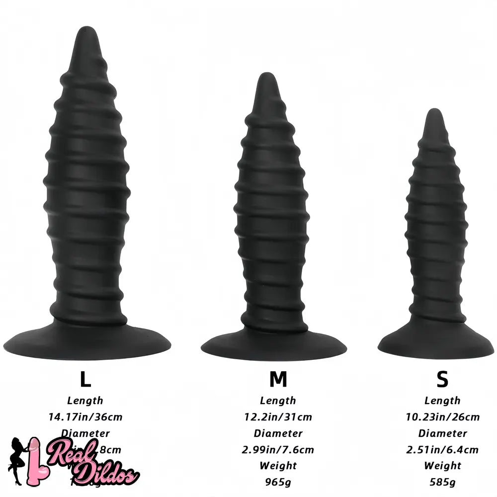 10.23in 12.2in 14.17in Extra Large Long Silicone Tip Anal Plug Dildo
